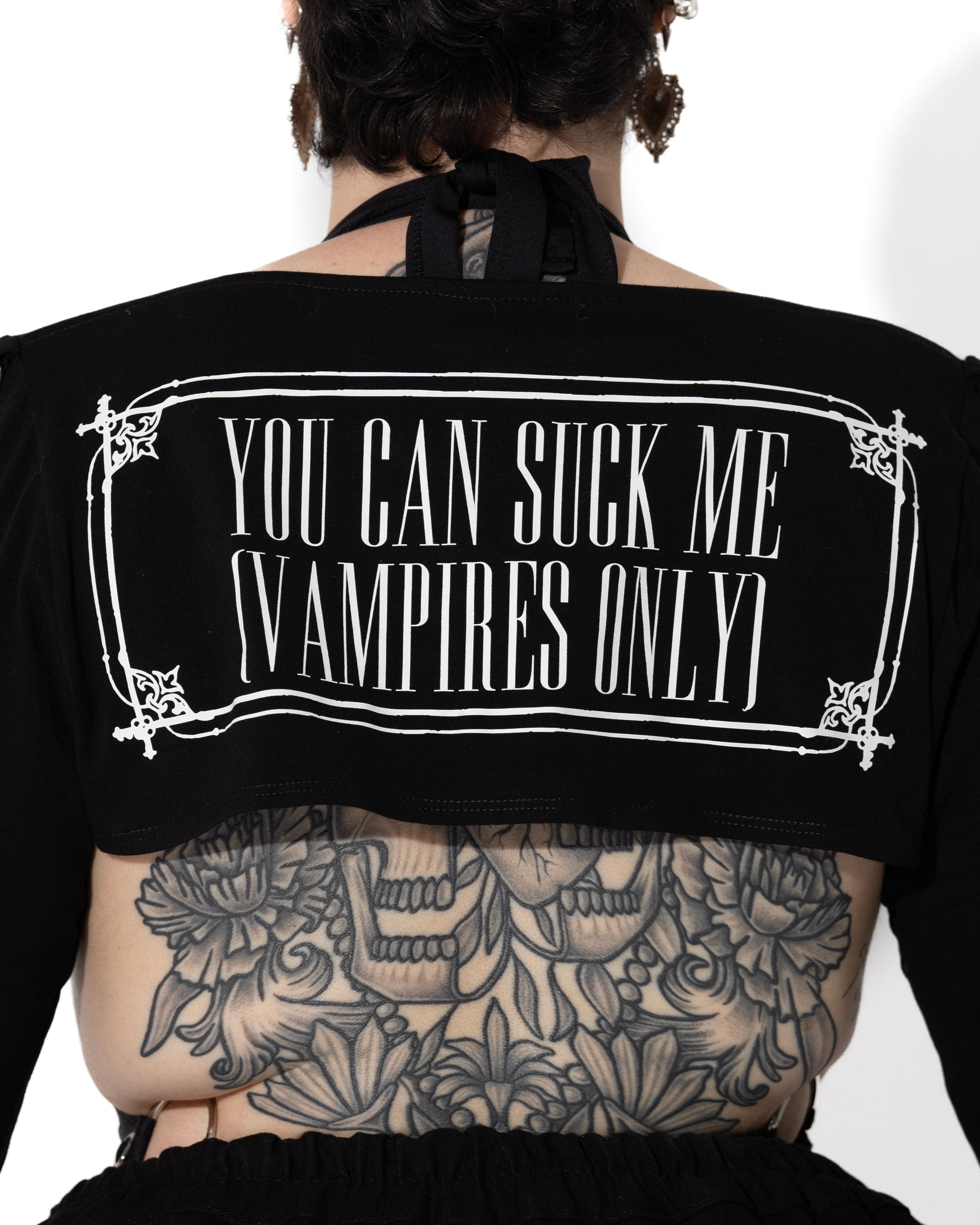 SUCK ME CROP TOP